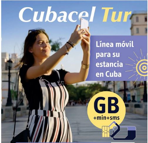 CubacelTur Line, ❇️ SIM card with Data, SMS and Voice ❇️ for Tourists in Cuba